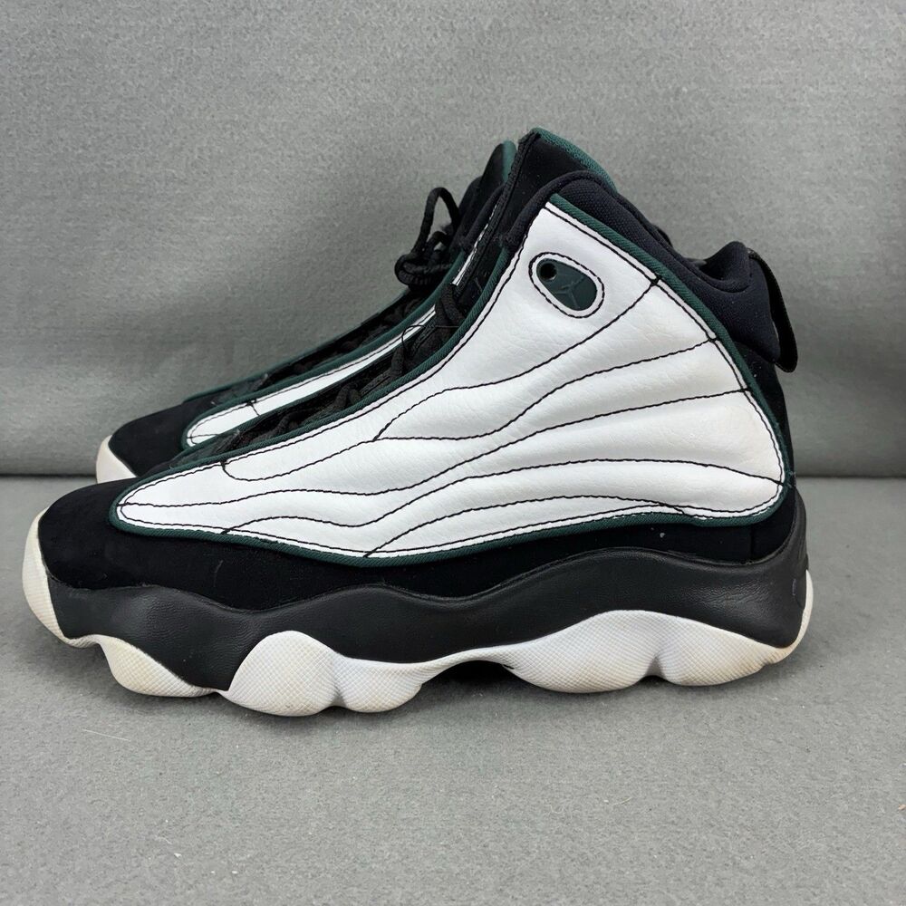 NIKE  JORDAN PRO STRONG BG BLACK/DARK PINE WHITE 407484-011 Women's 6 Youth 4.5